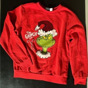 Red Grinch Christmas Sweatshirt